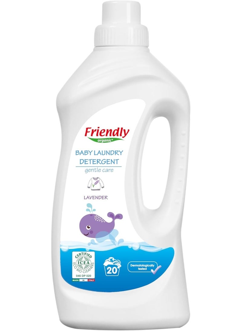 FRIENDLY ORGANIC Baby Laundry Detergent Lavender 1000 ML - Image 1